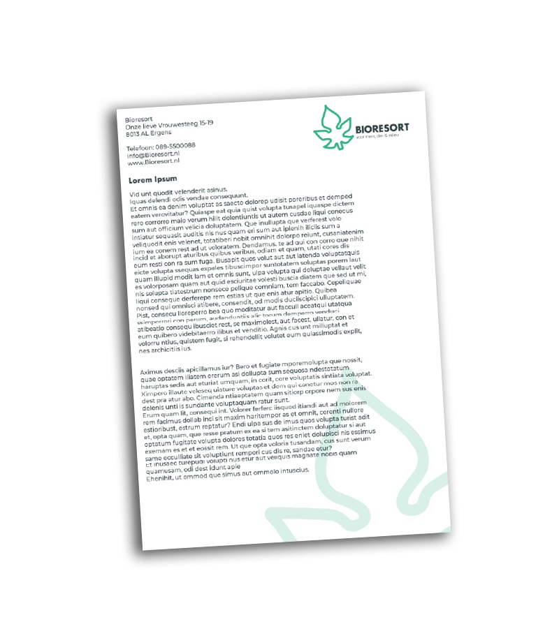 Bioresort Briefpapier