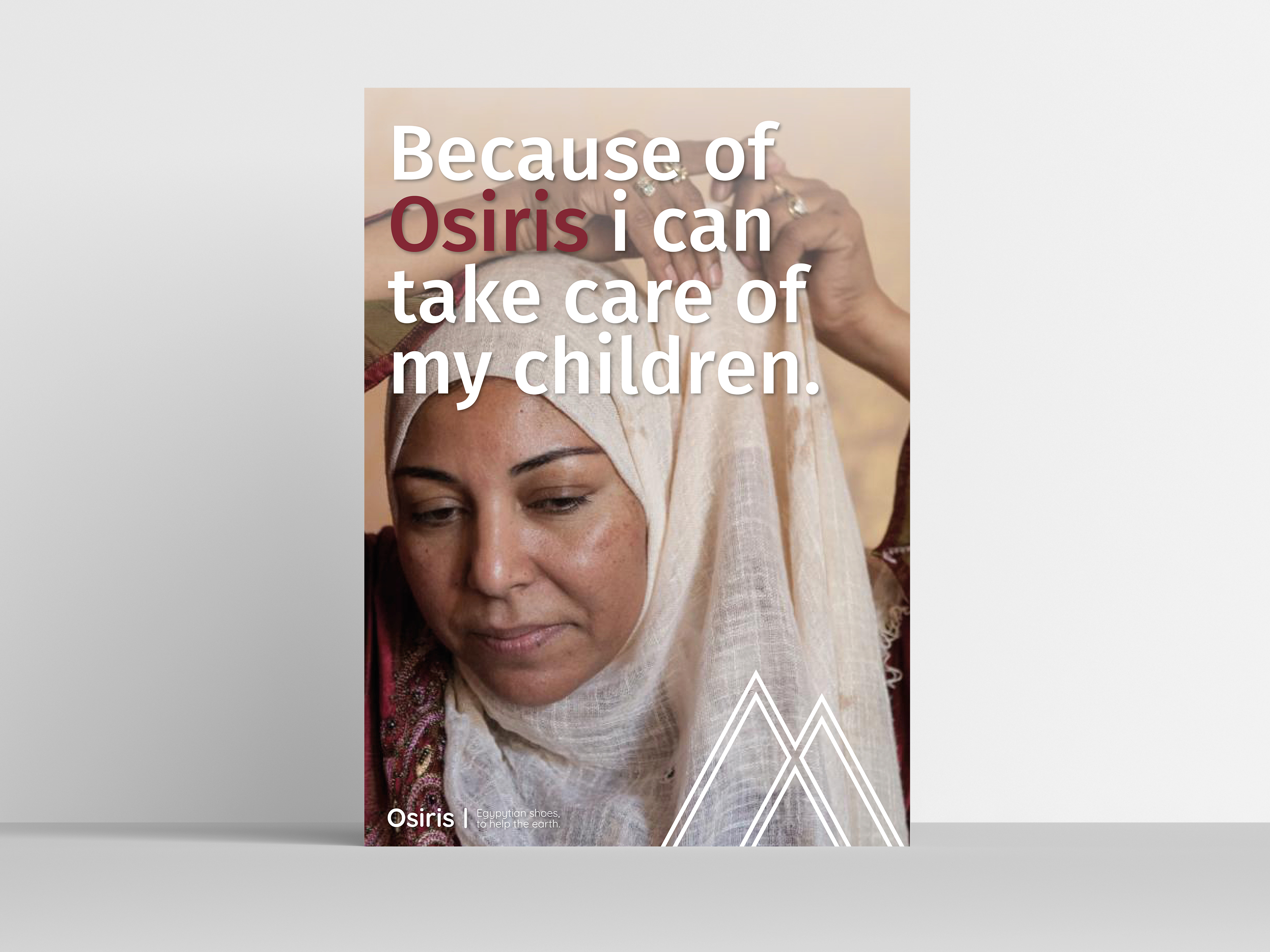 poster Osiris, dame met hoofddoek