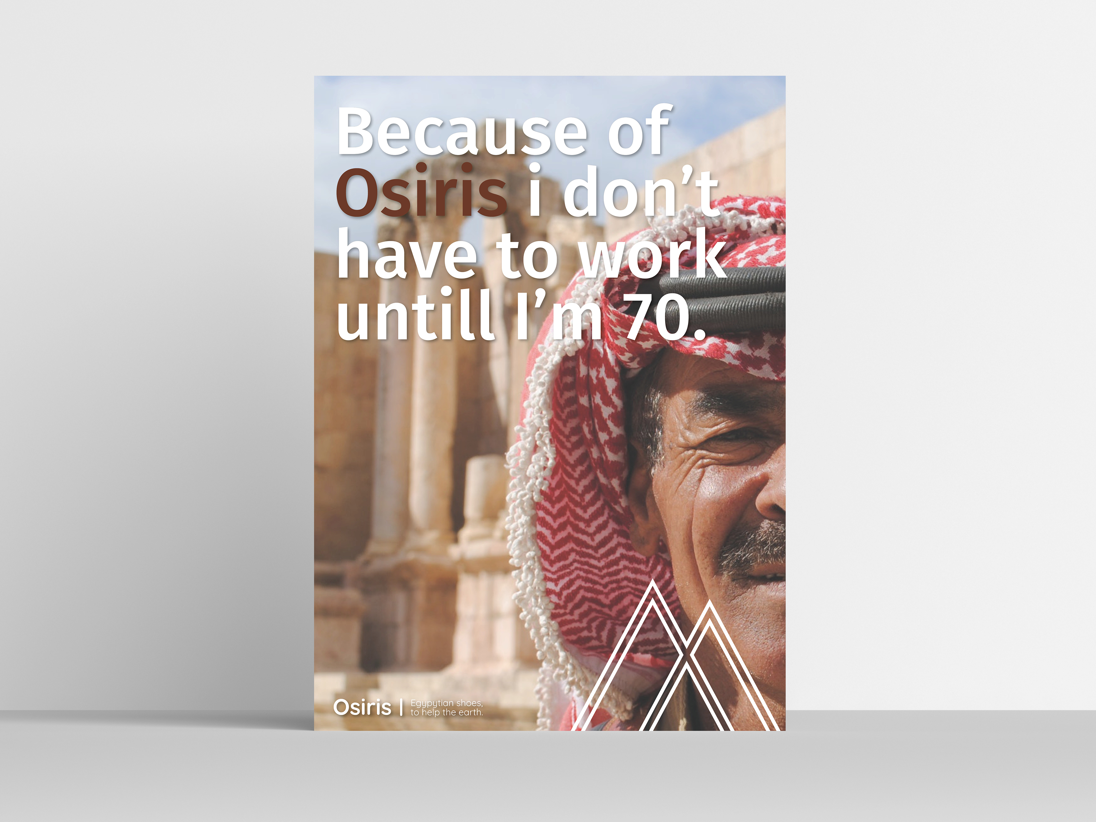 poster Osiris, man met tulband